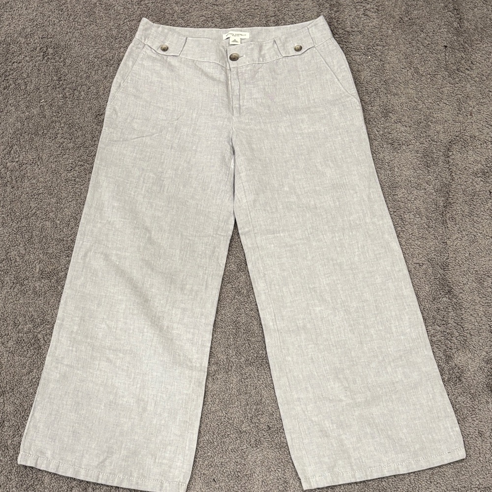 Banana Republic Gray Wide Leg Pants
